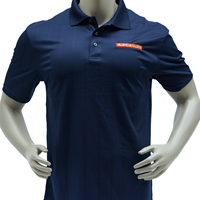 PORT AUTHORITY PERFORMANCE FINE JACQUARD MENS POLO